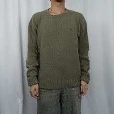 画像2: POLO Ralph Lauren コットンニットセーター L (2)