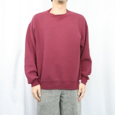 画像2: 90's RUSSELL ATHLETIC USA製 前V 無地スウェット L (2)