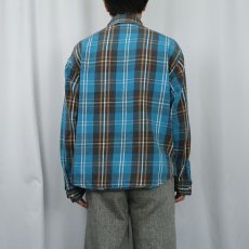 画像3: 90's FIELD&STREAM チェック柄 ヘビーネルシャツ (3)