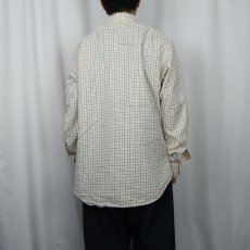画像3: POLO Ralph Lauren "REGENT CLASSI FIT" ポニー無し グラフチェック柄 コットンシャツ L (3)