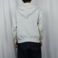 画像3: 80's JERZEES USA製 スウェットジップパーカー L (3)