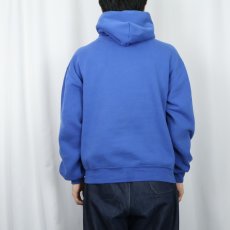 画像3: 90's RUSSELL ATHLETIC USA製 ウイングフット プリントスウェットフーディー M (3)