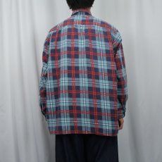 画像3: SAUGATUCK チェック柄 ライトネルシャツ XL (3)