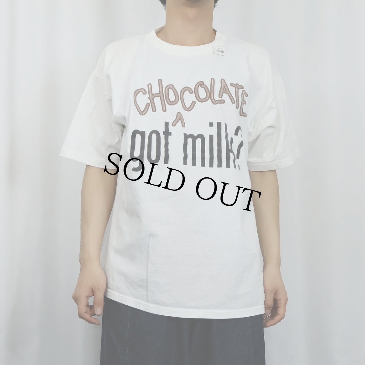 画像2: got chocolate milk? 広告パロディプリントTシャツ XL (2)