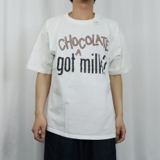 画像2: got chocolate milk? 広告パロディプリントTシャツ XL (2)