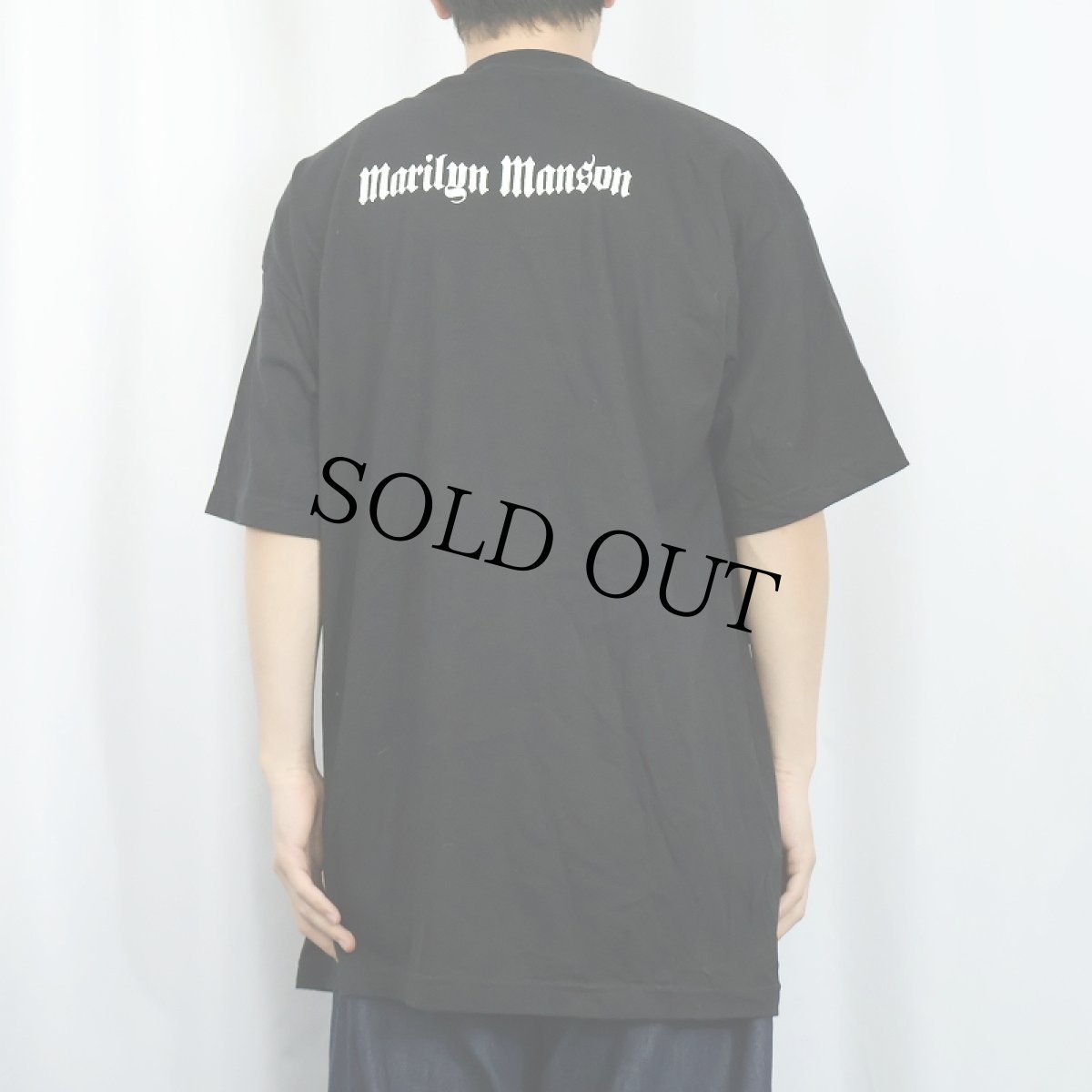 画像4: Marilyn Manson "got Violence?" ロックバンド パロディプリントTシャツ BLACK XL (4)