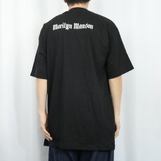 画像4: Marilyn Manson "got Violence?" ロックバンド パロディプリントTシャツ BLACK XL (4)