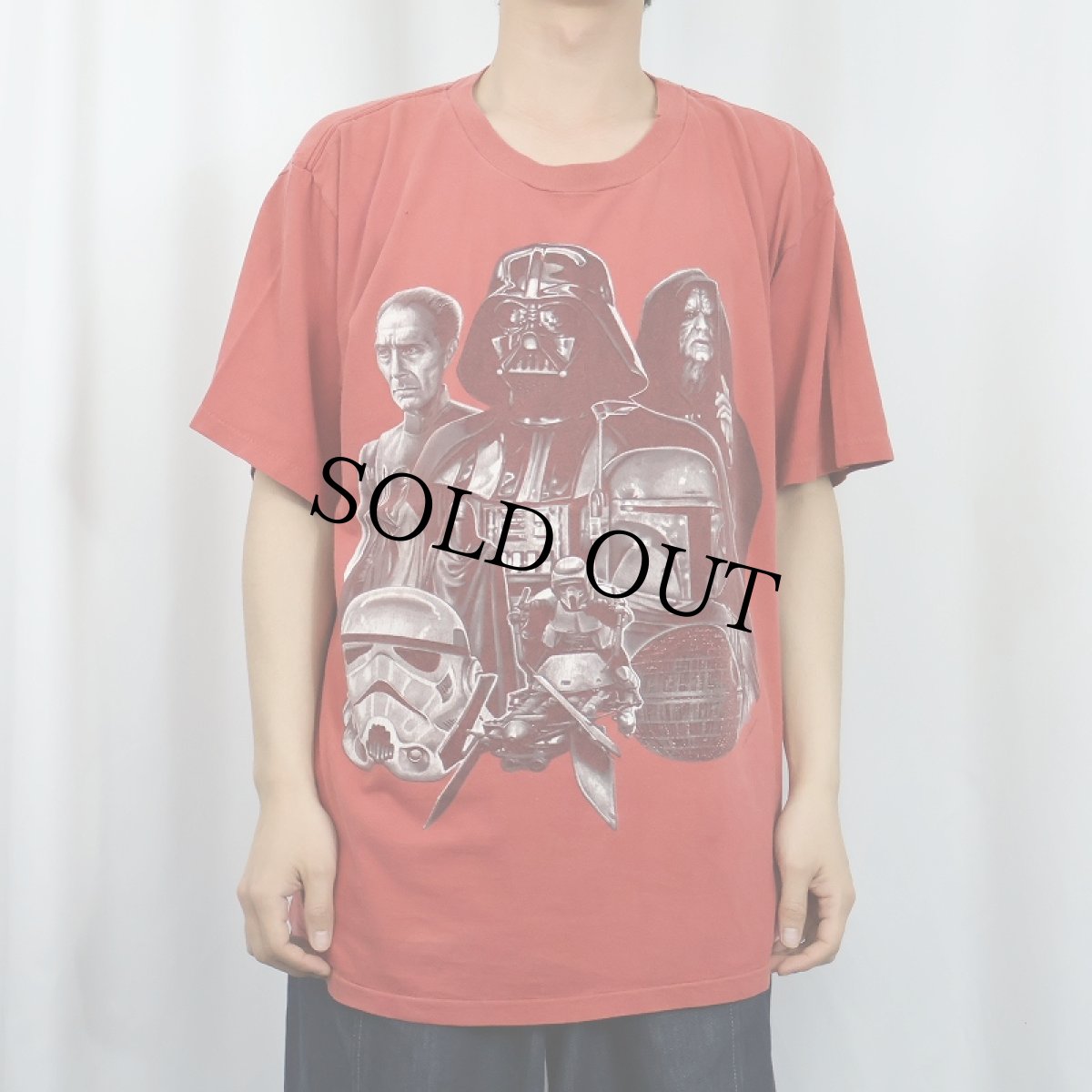 画像2: 90's STARWARS USA製 "EMPIRE" 帝国軍 映画プリントTシャツ XL (2)