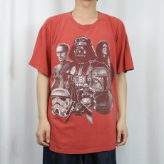 画像2: 90's STARWARS USA製 "EMPIRE" 帝国軍 映画プリントTシャツ XL (2)