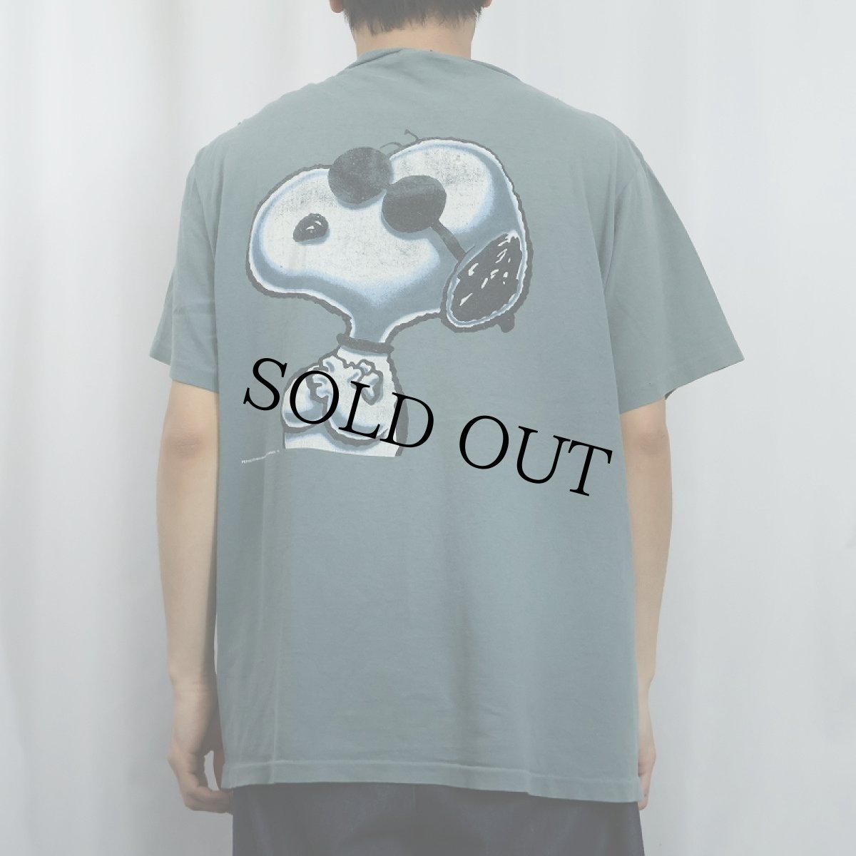 画像4: 90's SNOOPY JOE COOL USA製 キャラクターパロディプリントTシャツ L  (4)