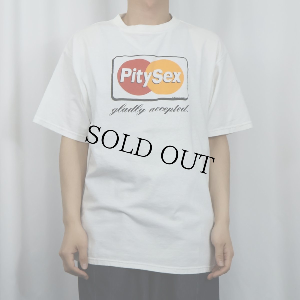 画像2: Pity Sex パロディプリントTシャツ XL (2)