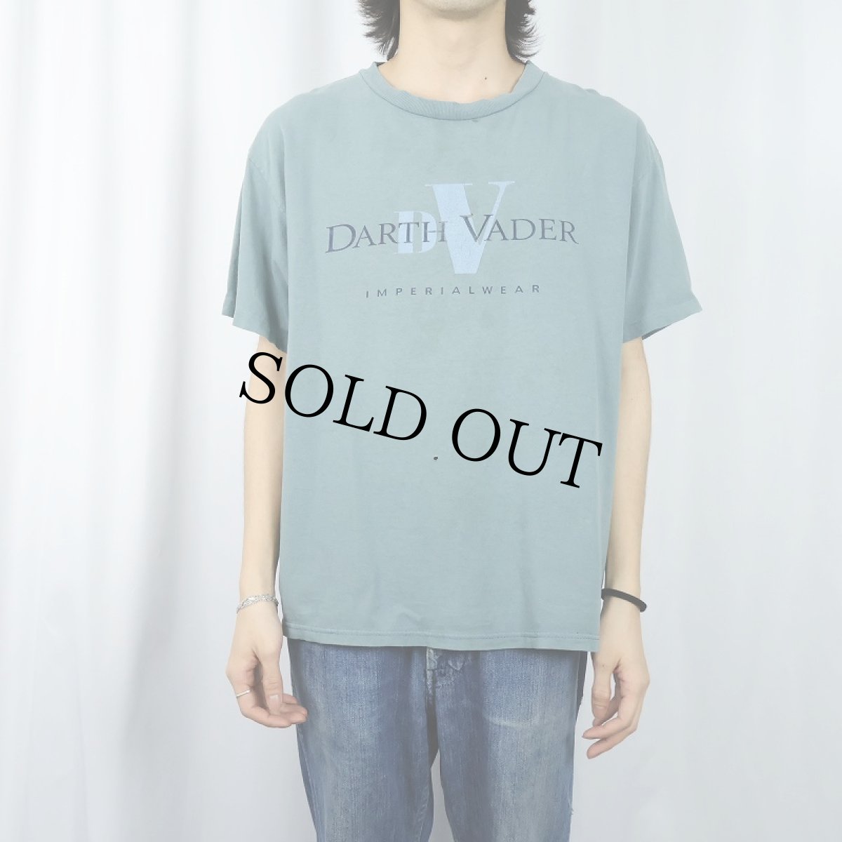画像3: 90's STARWARS USA製 "DARTH VADER" パロディプリントTシャツ L (3)