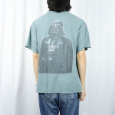 画像4: 90's STARWARS USA製 "DARTH VADER" パロディプリントTシャツ L (4)