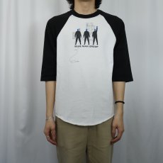 画像2: BLUE MAN GROUP パフォーマンスグループ プリントラグランTシャツ M (2)