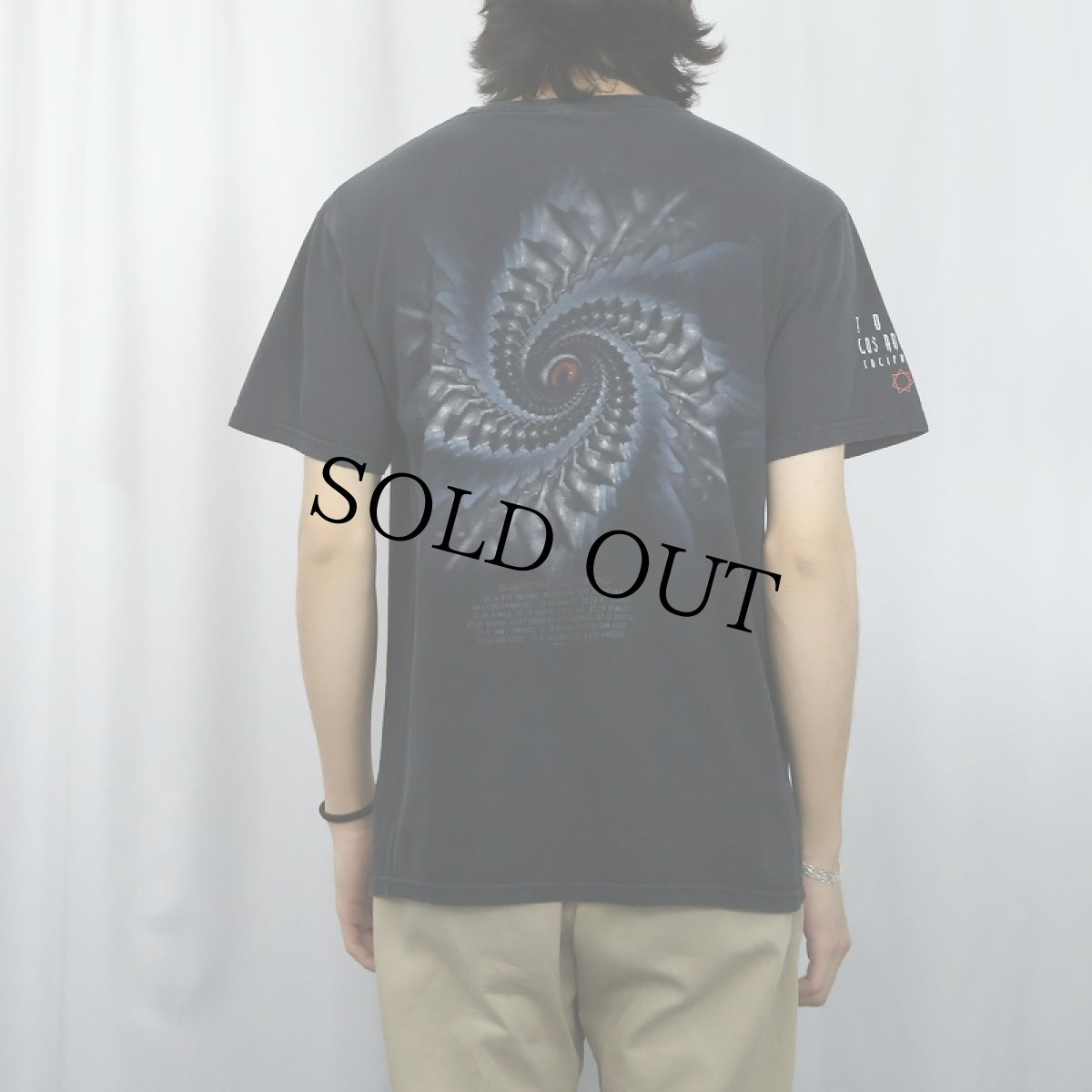 画像4: 2010 TOOL ロックバンド ツアープリントTシャツ BLACK M (4)