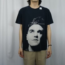 画像2: MORRISSEY ミュージシャン プリントTシャツ BLACK L (2)