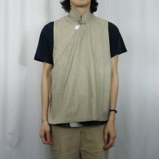 画像2: コットン チャイナベスト (2)