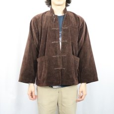 画像2: 太畝コーデュロイ チャイナジャケット (2)