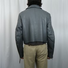画像3: 70's ドイツ軍 サブマリン レザージャケット (3)