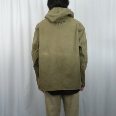 画像3: 40's U.S.NAVY デッキレインパーカー 初期型 (3)