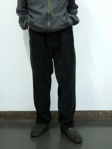 画像1: BILL BLASS 2タック 太畝コーデュロイパンツ BLACK W35 (1)
