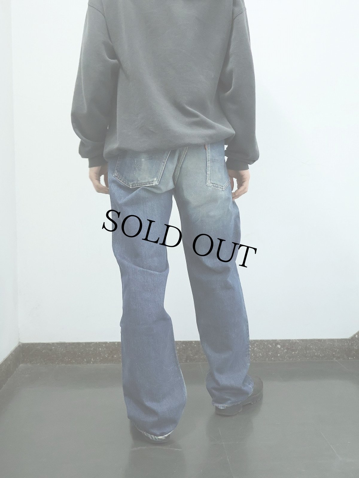 画像4: 70's LEVI'S 517-0217 BIGE デニムパンツ 大文字表記 W37 (4)