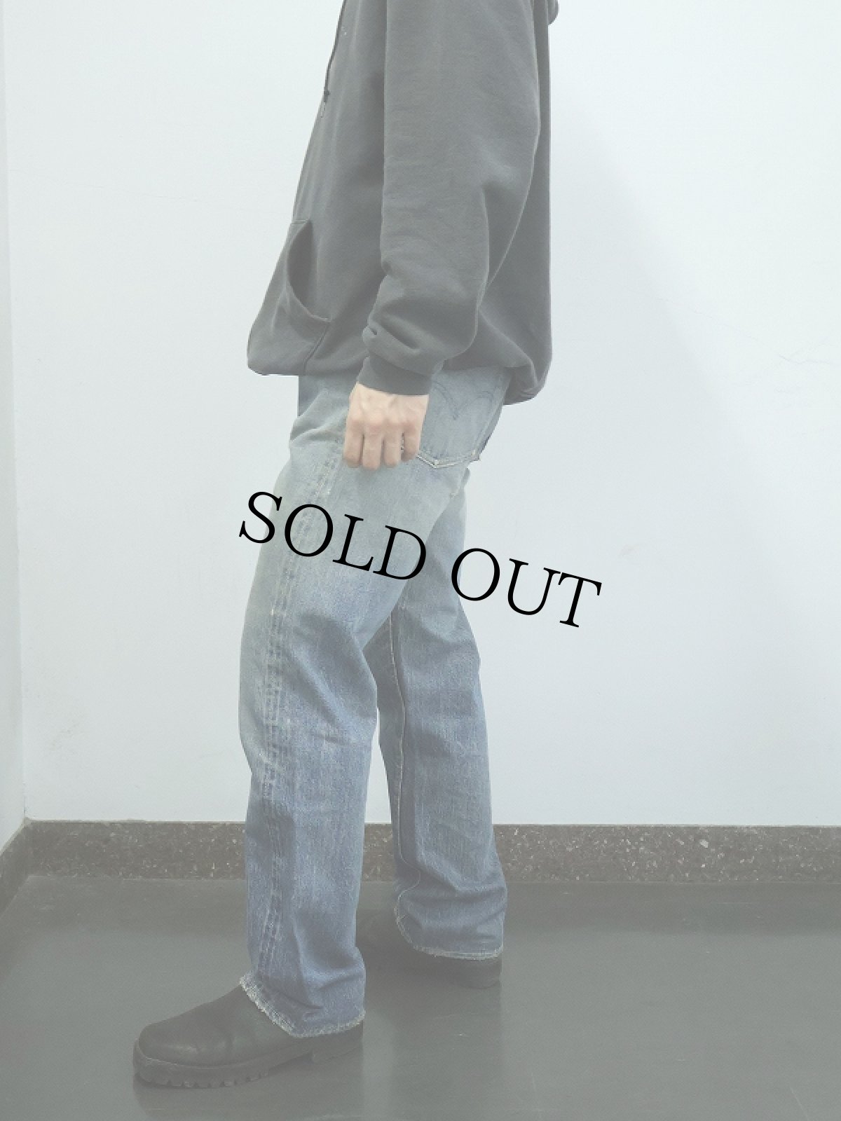 画像3: 50?60's LEVI'S 501XX "ギャラ入り&オフセット" 紙パッチ デニムパンツ W32 (3)
