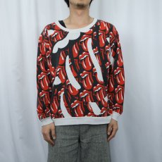 画像3: 80's THE ROLLING STONES ロックバンド 総柄スウェット (3)