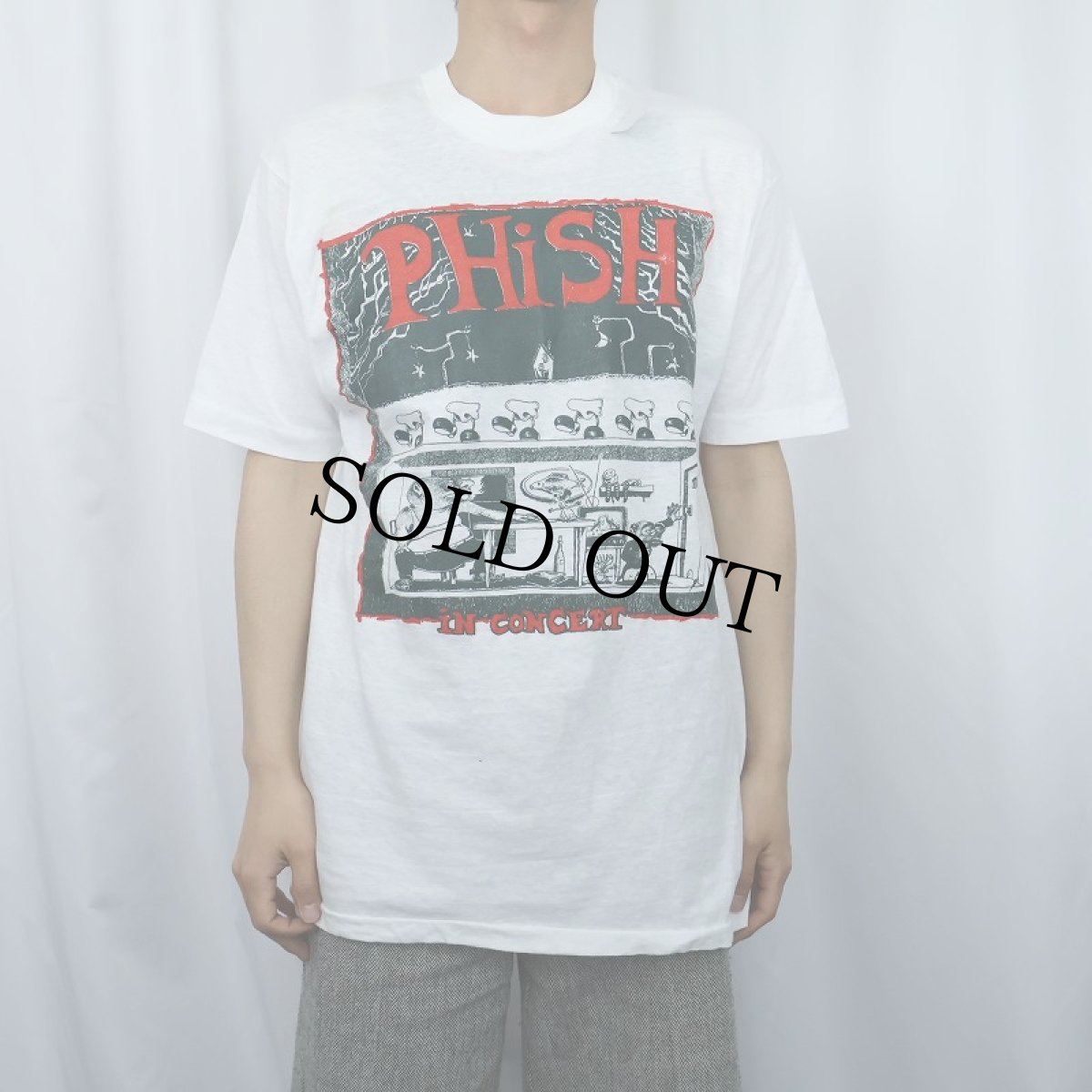 画像3: 80's PHISH USA製 ロックバンド プリントTシャツ XL (3)