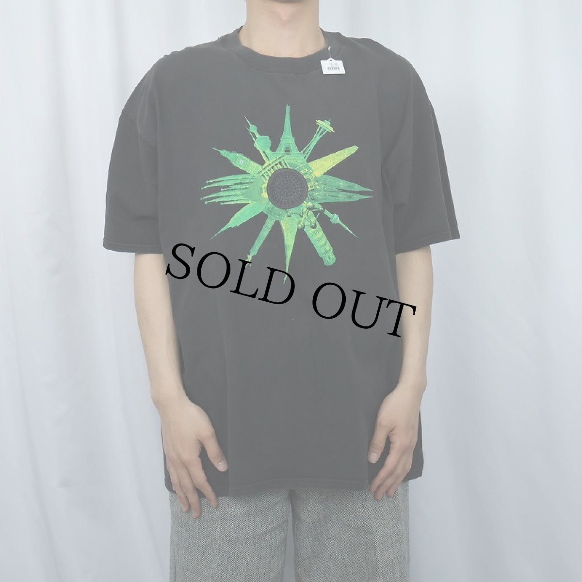 画像2: ORBITAL UKテクノユニット プリントTシャツ BLACK XL (2)