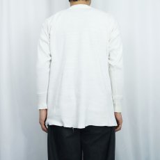 画像3: 70's Hanes 猫目ボタン ヘンリーネック アンダーシャツ SIZE44 (3)
