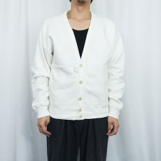 画像2: 90's L.L.Bean×RUSSELL ATHLETIC USA製 スウェットカーディガン M (2)