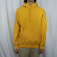 画像2: 90's RUSSELL ATHLETIC USA製 無地スウェットフーディー M (2)