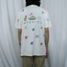 画像3: 90's rel-e-vant USA製 "AMERICA" プリントTシャツ L (3)