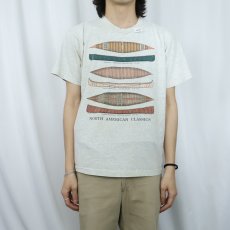 画像2: 90's LIBERTY GRAPHICS USA製 "North American Classics" プリントTシャツ L (2)