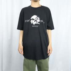 画像2: 80's USA製 EIGHT BALLS NASHVILLE プリントTシャツ BLACK XL (2)