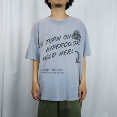 画像2: 90's Hypercolor USA製 特殊染料 プリントTシャツ L (2)