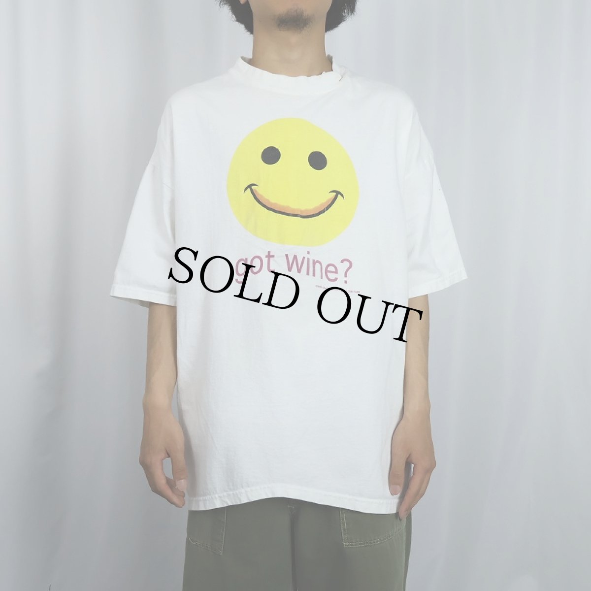 画像2: 90's got wine? 広告パロディ プリントTシャツ XL (2)