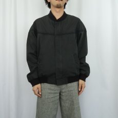 画像2: コットンポリ ダービージャケット BLACK (2)