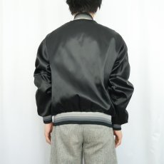 画像3: 80's Swingster USA製 刺繍入り ナイロンスタジャン  (3)