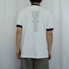画像3: USA製 TOURDEBÜRGEN イラストプリント リンガーTシャツ L (3)