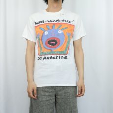 画像2: BIG HED "YOU'RE MAKIN ME CRAZY" アートプリントTシャツ S (2)