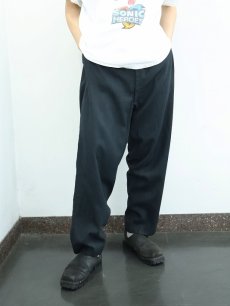 画像1: 60〜70's レーヨンスラックス BLACK W36 (1)