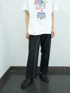 画像2: Pagano West USA製 シャイニー ウエスタンスラックス BLACK W35 (2)