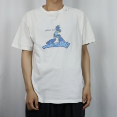 画像2: Rockman "BLUE BOMBER" ゲームキャラクター プリントTシャツ L (2)