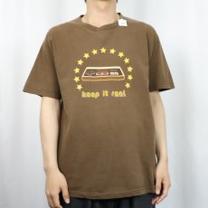 画像2: 2000's Nintendo "keep it real" ゲームプリントTシャツ L (2)