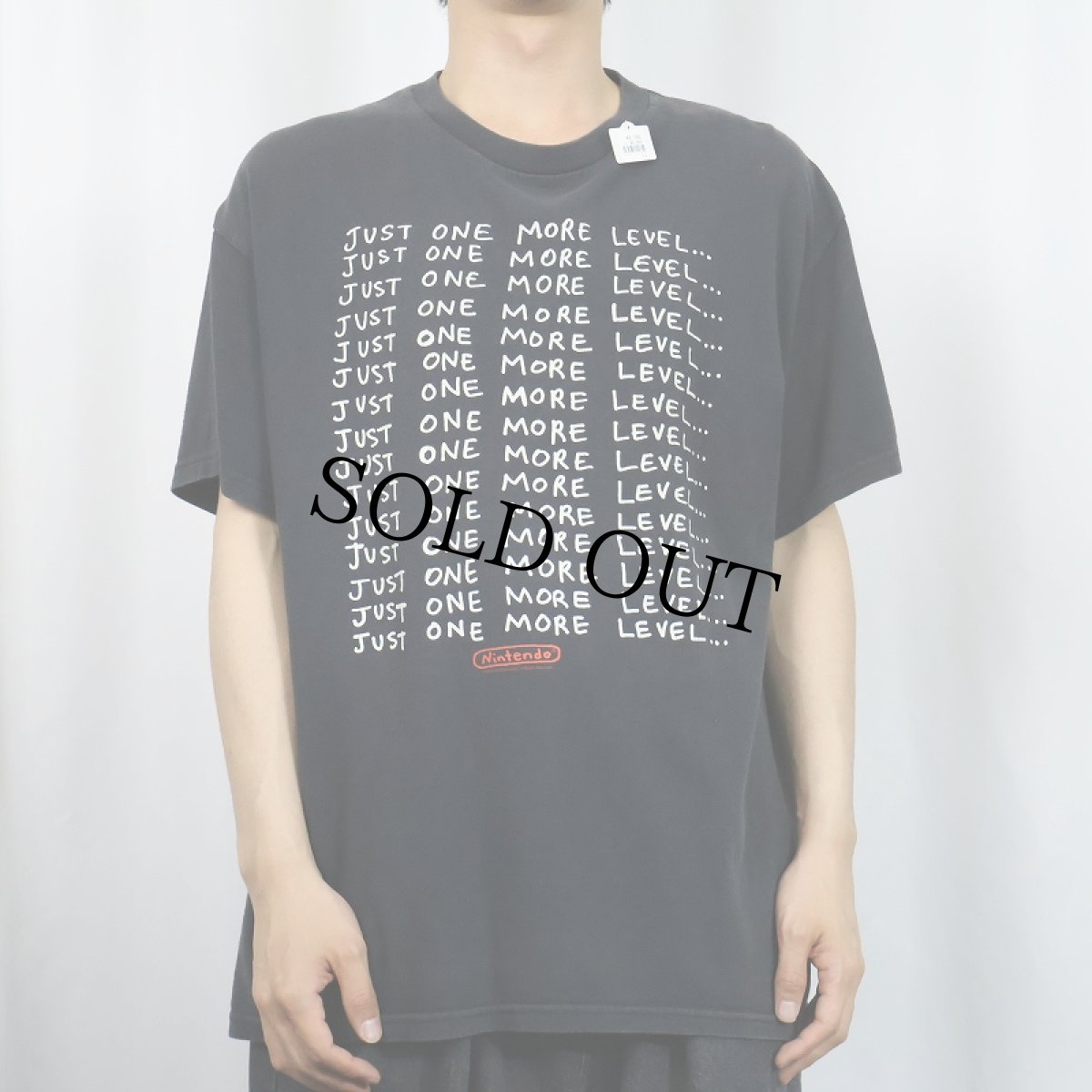 画像2: 2010 Nintendo "JUST ONE MORE LEVEL..." ゲームプリントTシャツ BLACK L (2)