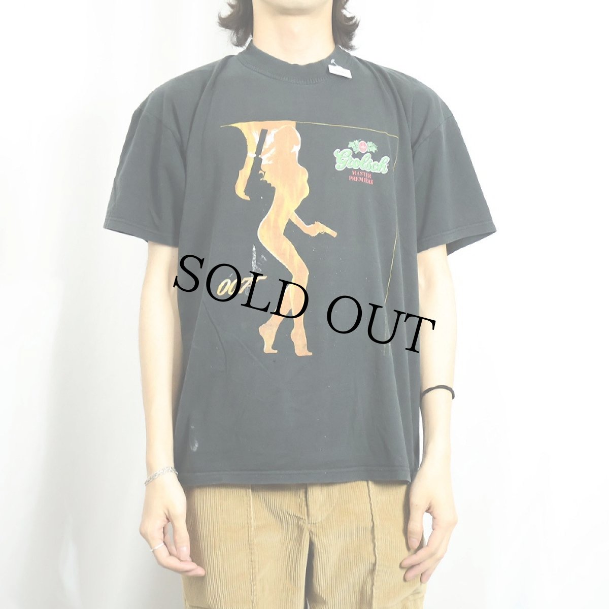 画像2: 90's 007 映画プリントTシャツ BLACK (2)