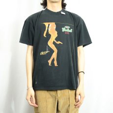 画像2: 90's 007 映画プリントTシャツ BLACK (2)