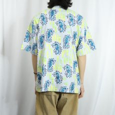 画像3: タツノオトシゴ 総柄プリントTシャツ L (3)